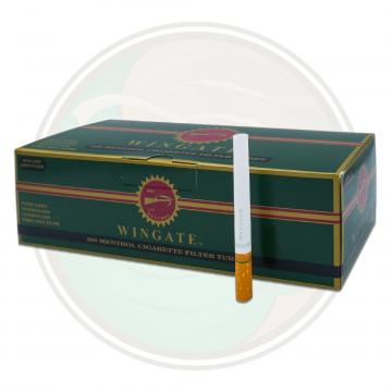 Wingate Green Menthol King Size Cigarette Tubes for Roll Your Own Whole Leaf Tobacco Leaf Only